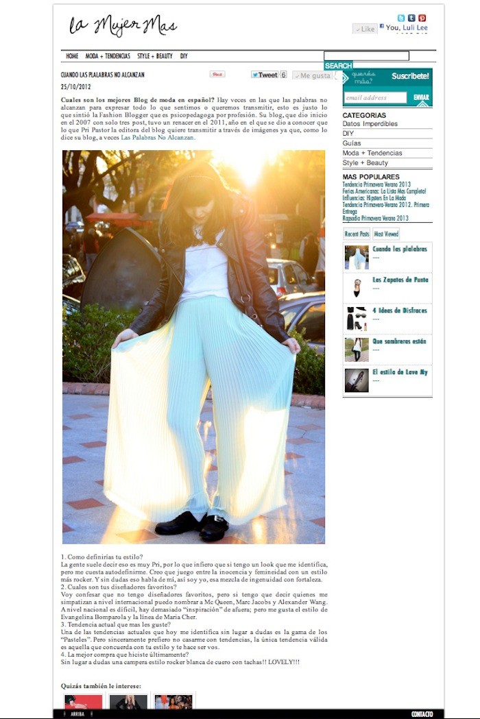 Entrevista sitio La Mujer Más http://lamujermas.com/cuando-las-plalabras-alcanzan